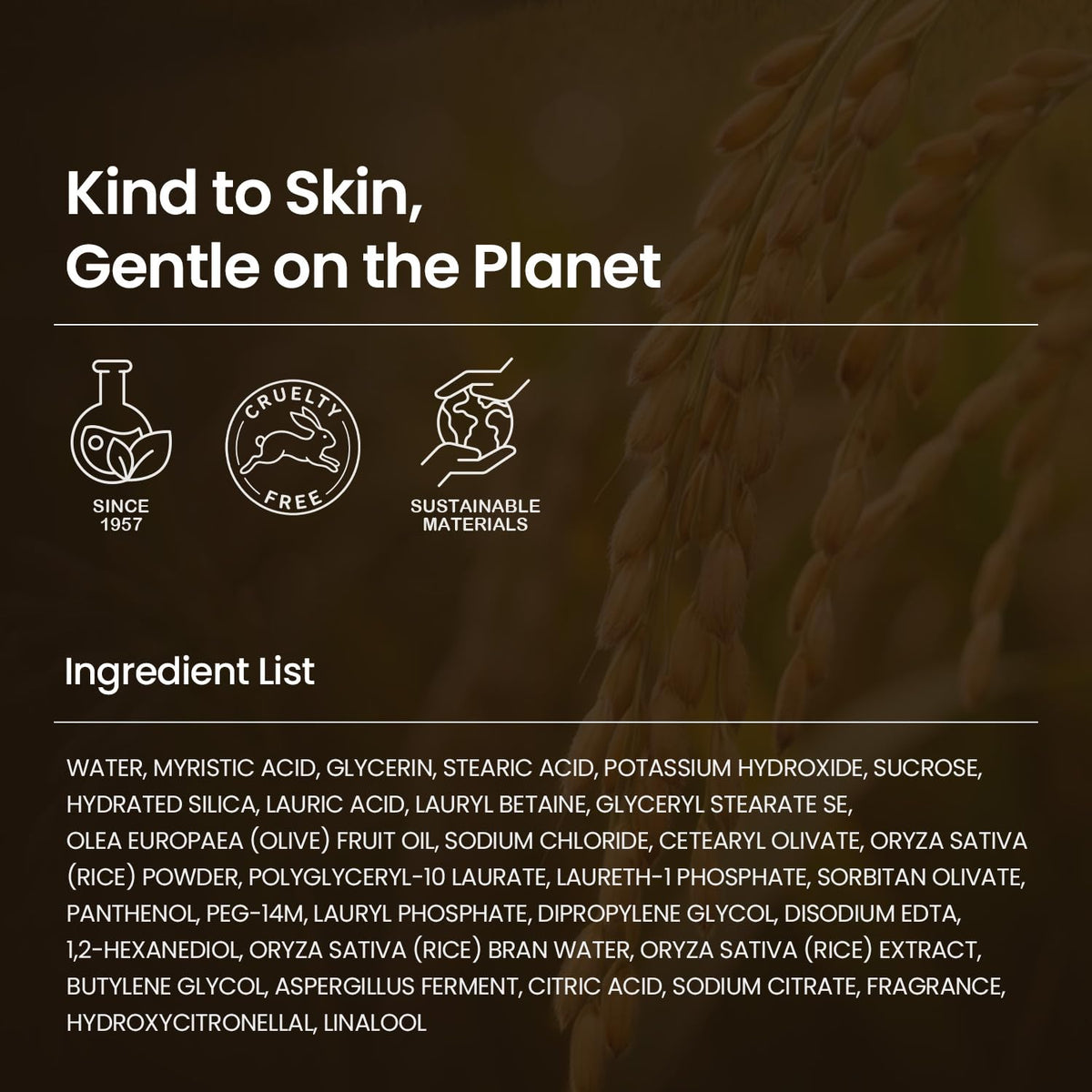 SKINFOOD Rice Daily Scrub Foam, Facial Cleanser with Face Scrub, Face Wash Fermented White Rice Bran Water, Gentle Exfoliating For Men and Women (150ml, 5.07 fl. oz.)