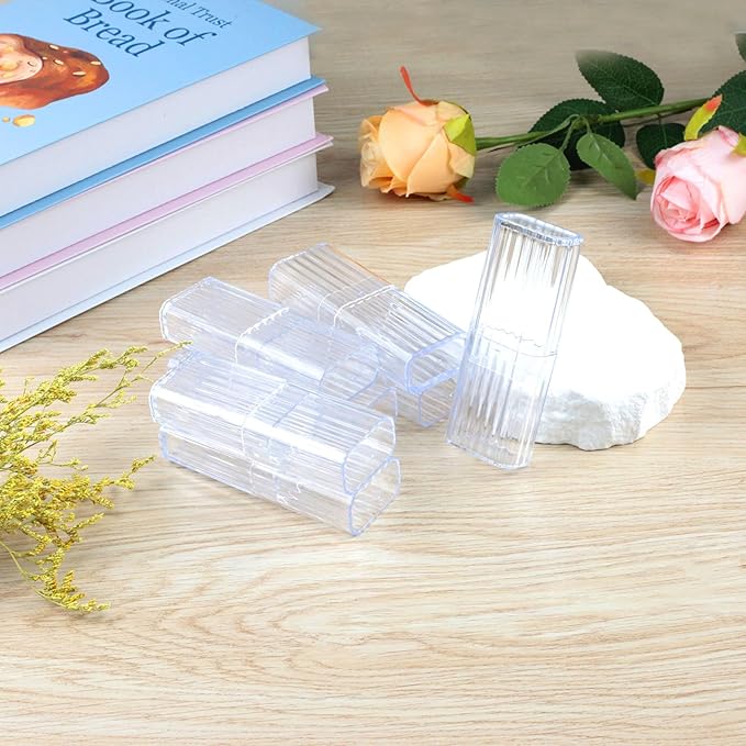 Ceemiaa 7 Pcs Travel Cotton Swab Holders – Mini Dustproof Swab Cases for Makeup, Cotton Balls, Floss, Hair Ties & Small Cosmetic Storage