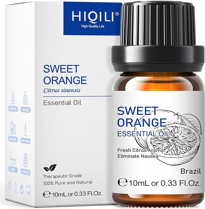 HIQILI Sweet Orange Oil Pocket Size for Skin Care & Diffusers