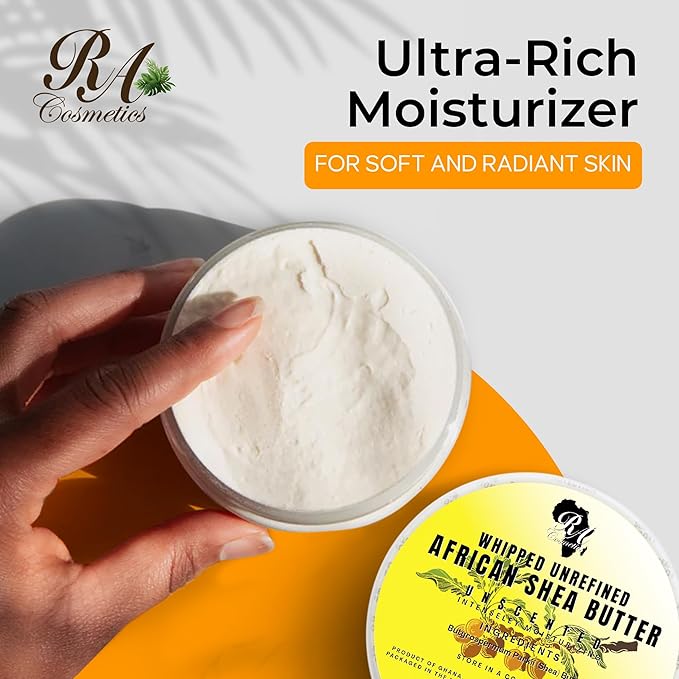 RA COSMETICS Pure Shea Butter, Unscented, 12oz