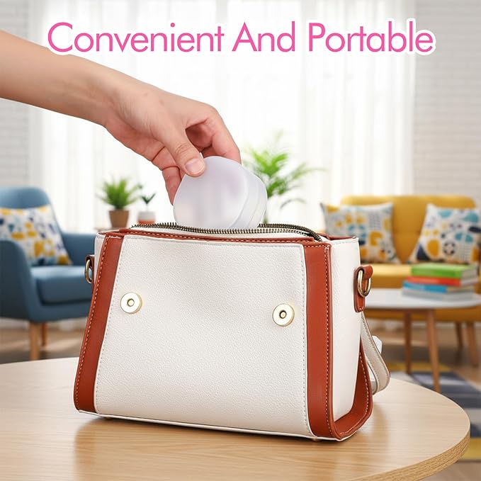 QFGasre 3 Pcs Cosmetic Cotton Pad Holder, Portable Plastic Mini Containers with Lids Reusable Refillable Qtip Holder Travel Case for Makeup Remover Toner Pads DIY