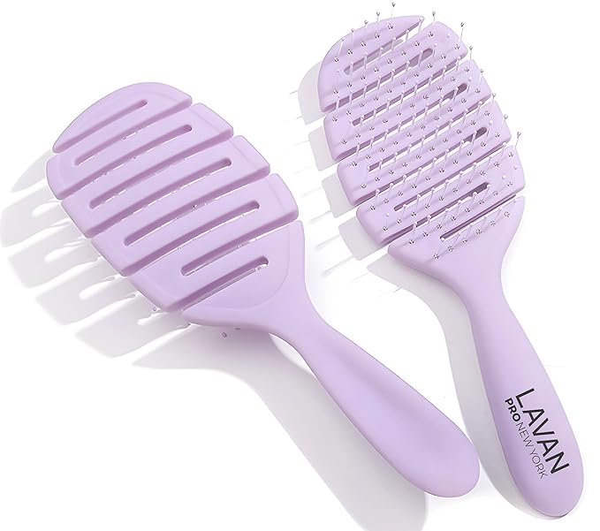 Flex Detangling Hair Brush (Purple)