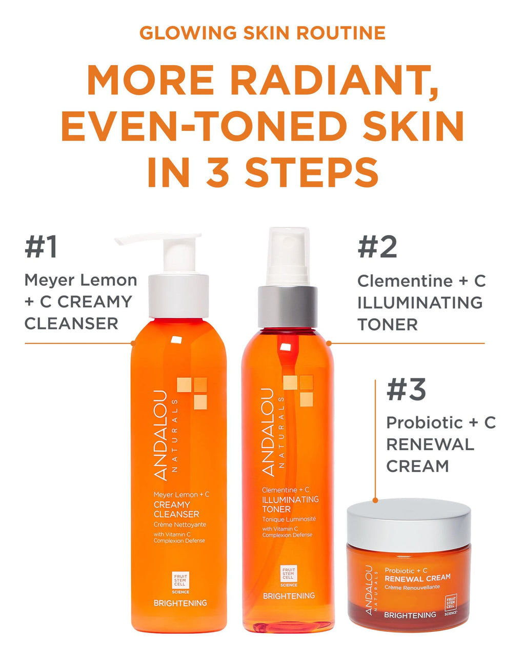 Andalou Naturals Illuminating Facial Toner Clementine + Vitamin C (6 fl oz)