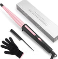Hair Curling Iron,Curling Wand 0.5-1",210℃ for Classic Curls&Natural Waves
