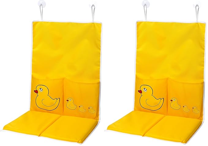 Handy Laundry Baby Bath Kneeling Pad -The Bathtub Bath Mat Has Thick Pads for Comfort and Two Large Pockets for Bathing Essentials. (Pack of 2)