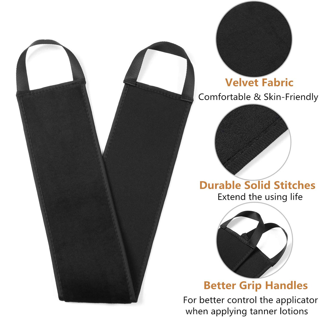 Yvoier Streakless Self Tanning Mitt Applicator Kit, 5 Pack Self Tanner Mitt with Tanning Glove, Self Tanner Back Applicator, Tanning Brush, Mini Face Glove and Exfoliating Mitt