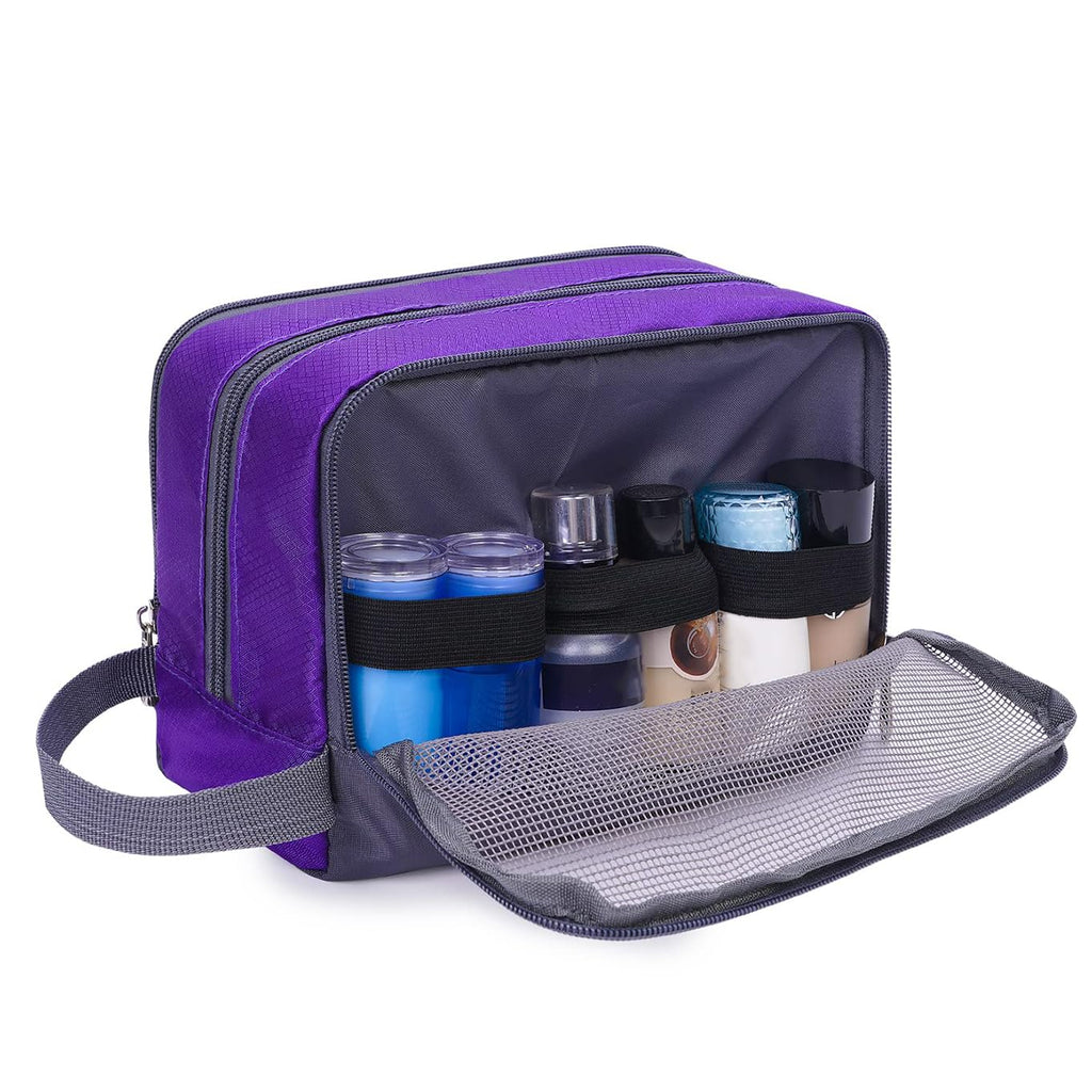 WANDF Travel Toiletry Bag for Men, Small Dopp Kit for Toiletries