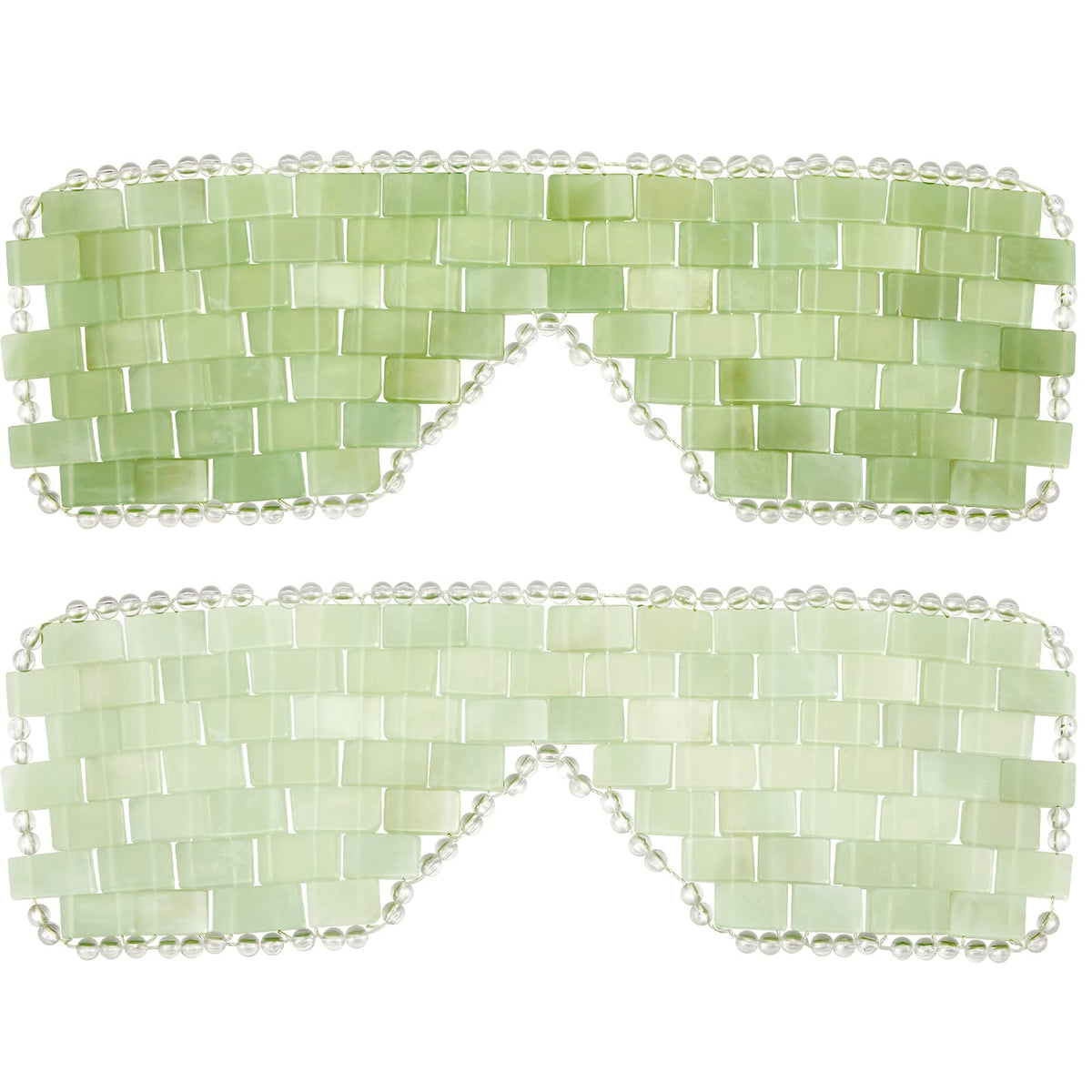 Hercicy Jade Eye Mask, Jade Stone Facial Cooling Mask