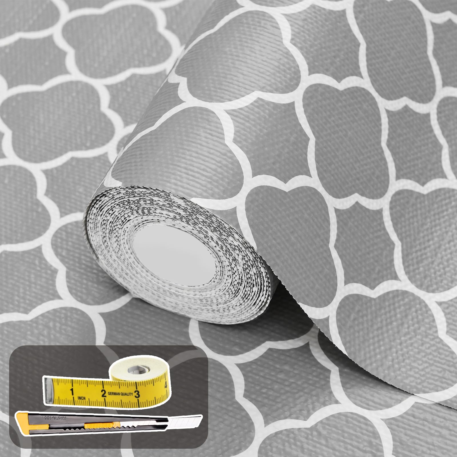 Shelf Liners for Kitchen Cabinets 17in x 30FT Non Adhesive Drawer Liner