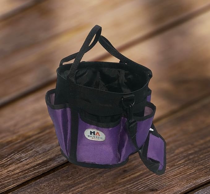 Majestic Ally horse Grooming Organizer Tote Bag (Purple)