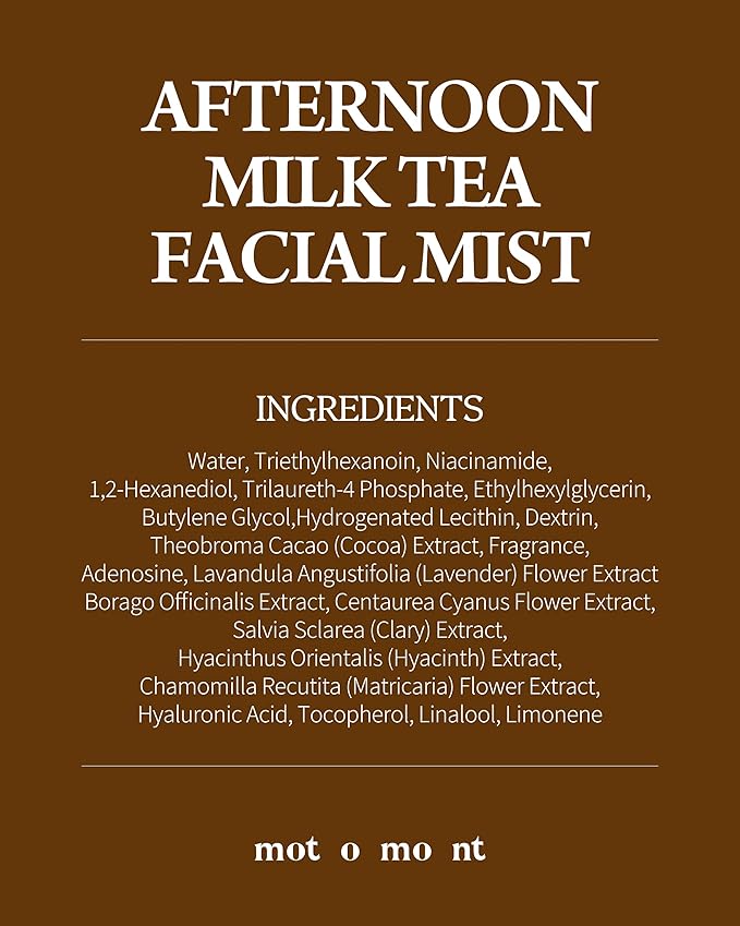 Milk Tea Dewy Skin Mist | Ultra Hydrating Facial Mist | 2X Moisturizing Makeup Setting Spray, Korean Skincare 3.38 fl oz