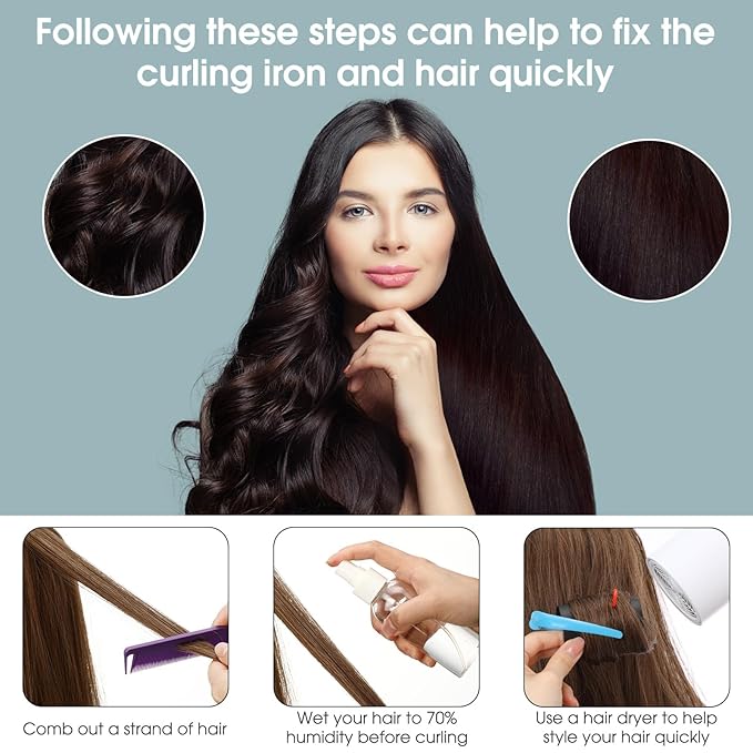 WILLBOND 141 Pcs Hair Rollers Set Include Plastic Hair Rollers with Pins and Clips(Mixed Color)