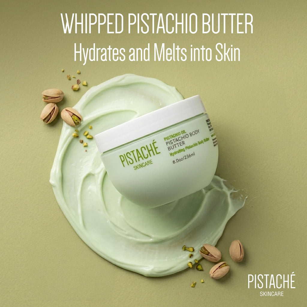 Pistaché Skincare Whipped Pistachio Body Cream, Hydrating, 8oz