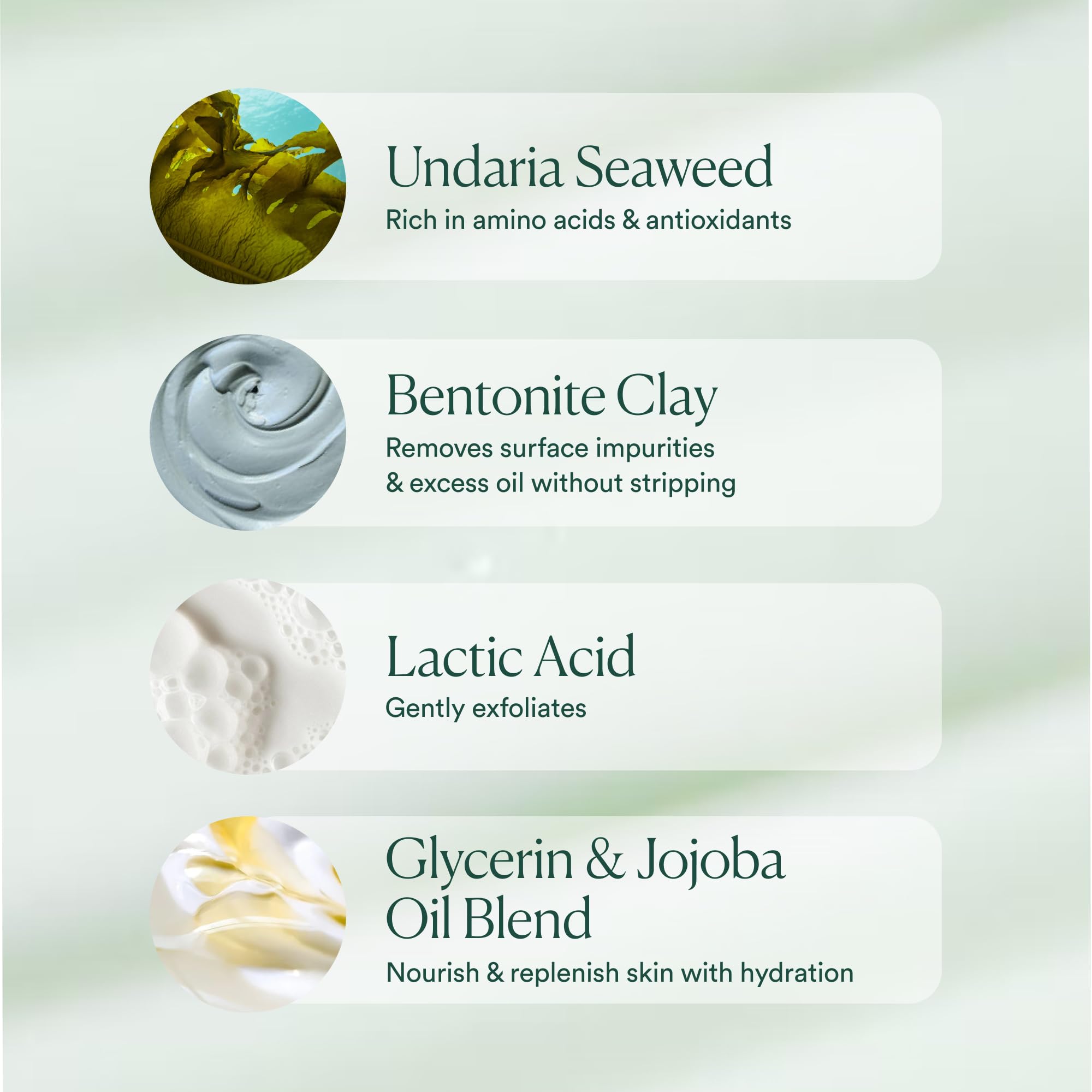 OSEA Ocean Cleanser 5 oz - Nourishing Facial Cleansing Gel - Mineral-Rich Face Wash - Gentle Face Cleanser - Clean Beauty Skincare - Vegan & Cruelty-Free Facial Wash