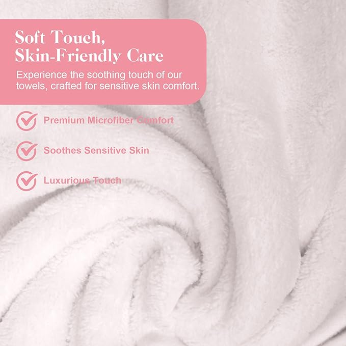 BREENHILL 12 Pack Facial Towels for Estheticians Soft, Comfortable Extra Thick Massage Face Towels, Microfiber Facial Towels for face, Professional Esthetician Equipment