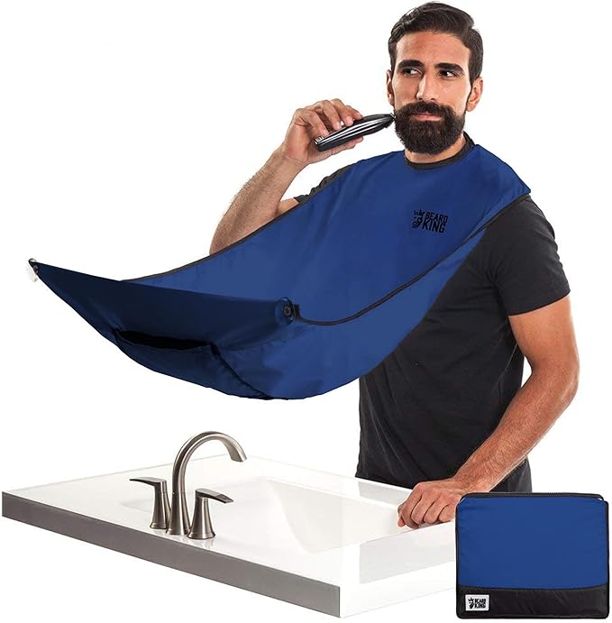 BEARD KING Beard Bib Apron - As Seen on Shark Tank – Gifts for Him, Stocking Stuffers for Men, Mens Gift