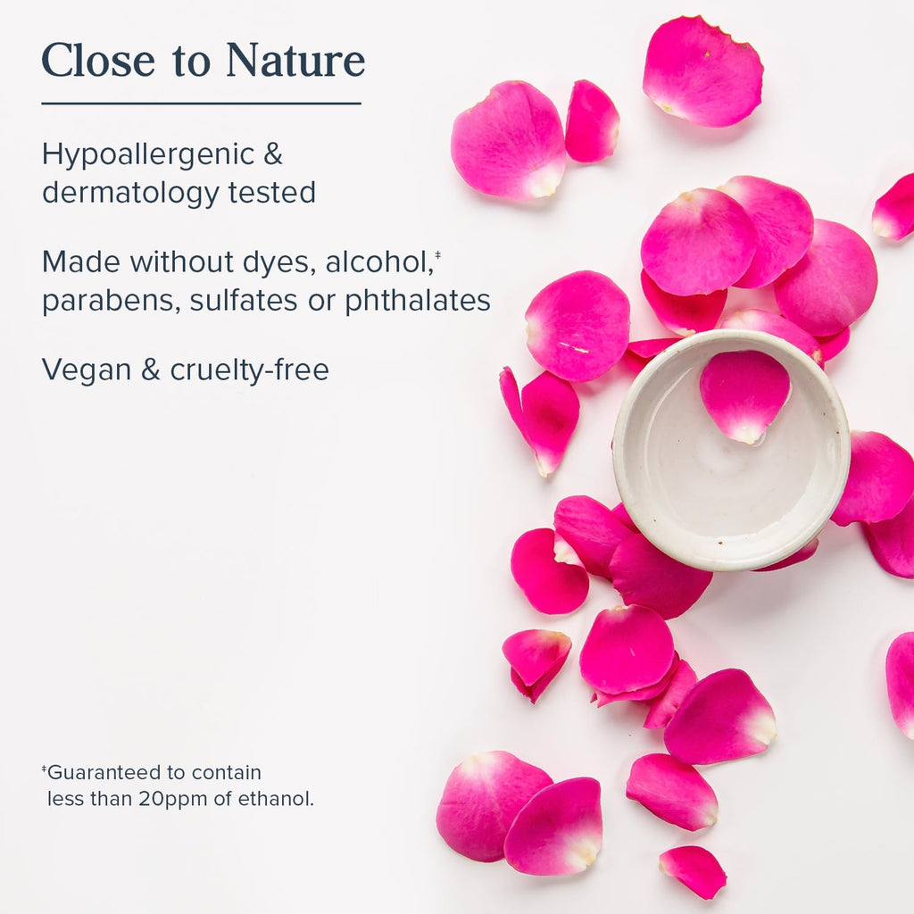 HERITAGE STORE Rosewater - Refreshing Face Mist with Damask Rose, All Skin Types - Hydrating Rose Water Spray for Glowing Skin Care - No Dyes or Alcohol, Hypoallergenic, Vegan, 60-Day Guarantee, 12oz