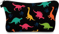 Aiphamy Cute Travel Makeup Bag Cosmetic Bag Small Pouch Gift for Women (Dinosaur)