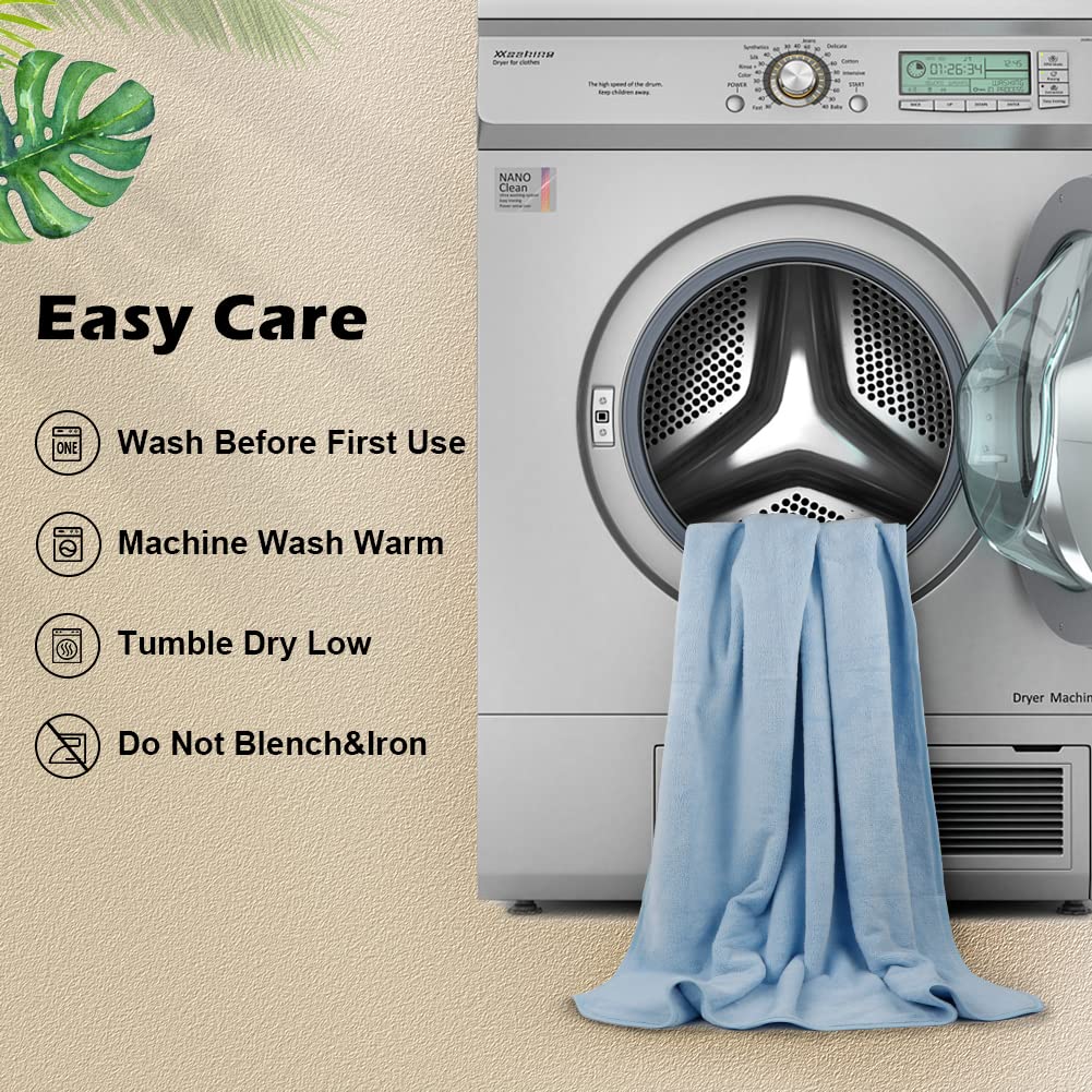 Orighty Bath Towels, Soft Feel Bath Towel, 2 Pack (27'' x 54'')