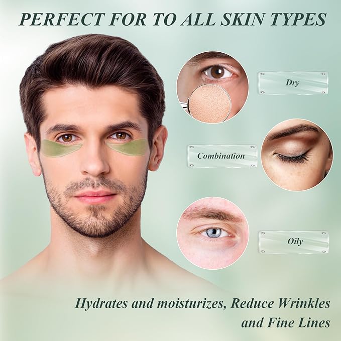 Caseous 60 PCS Aloe Vera Under Eye Patches for Puffy Eyes and Dark Circles