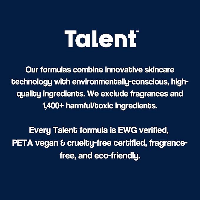 Talent Men's Cell Renewal Exfoliator – Korean Skincare, EWG Verified, Fragrance-Free Volcanic Rock Face Scrub, All Skin Types, 2 fl oz