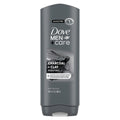 DOVE MEN + CARE Body and Face Wash Purifying Charcoal + Clay Body Wash for Men with 24-Hour Nourishing Micromoisture Technology 18 oz