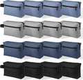 16 Pcs Travel Toiletry Bag for Women Men 4 Colors Hanging Cosmetic Bag Waterproof Grooming Bags Large Water Resistant Shaving Bags with Handle and Divider Storage Travel Pouch Case for Accessories