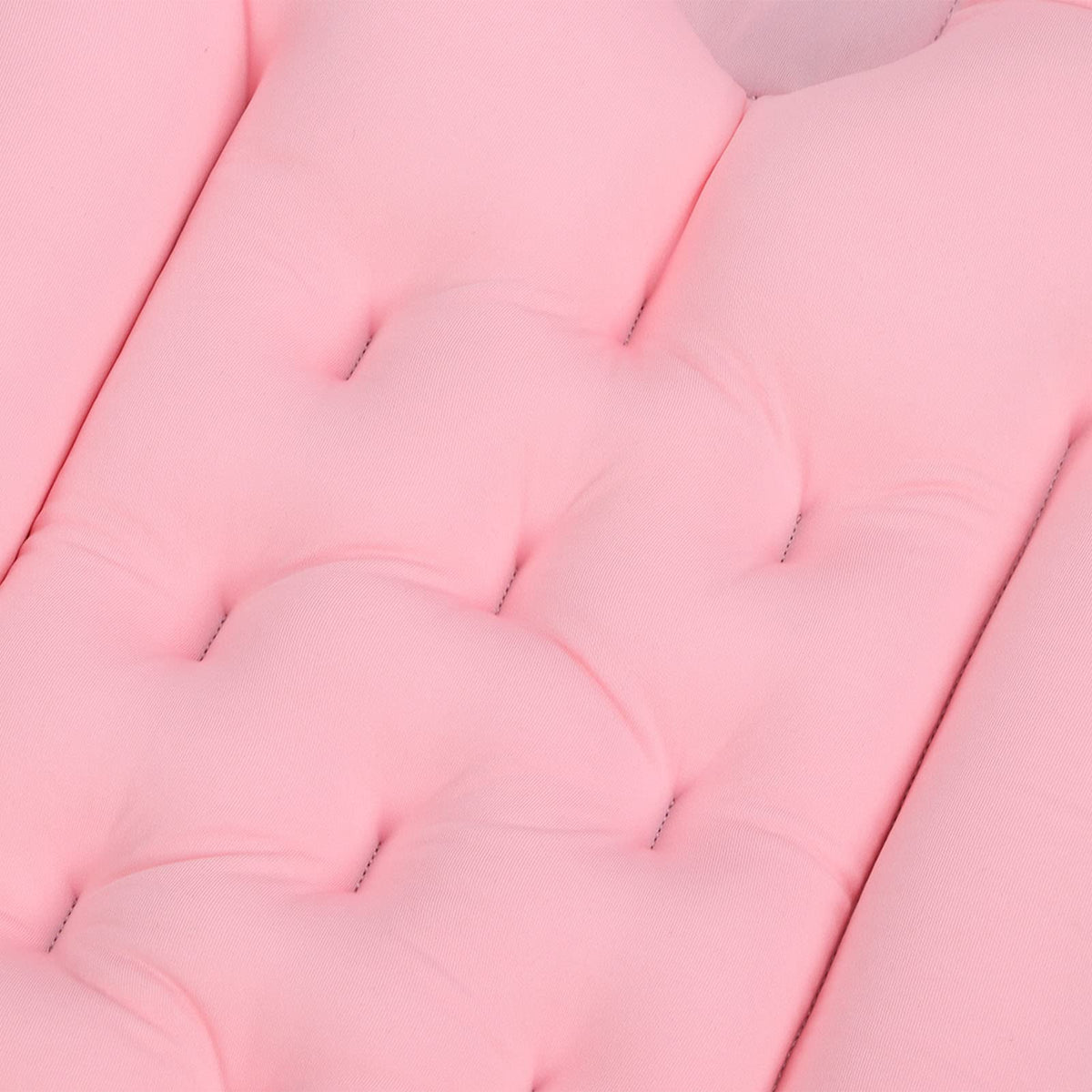 Natudeco Bathtub Cushion Bathtub Pillow Soft Breathable Folding Headrest Back Support Bath Pillow Cushion for Adults Spa(Pink)
