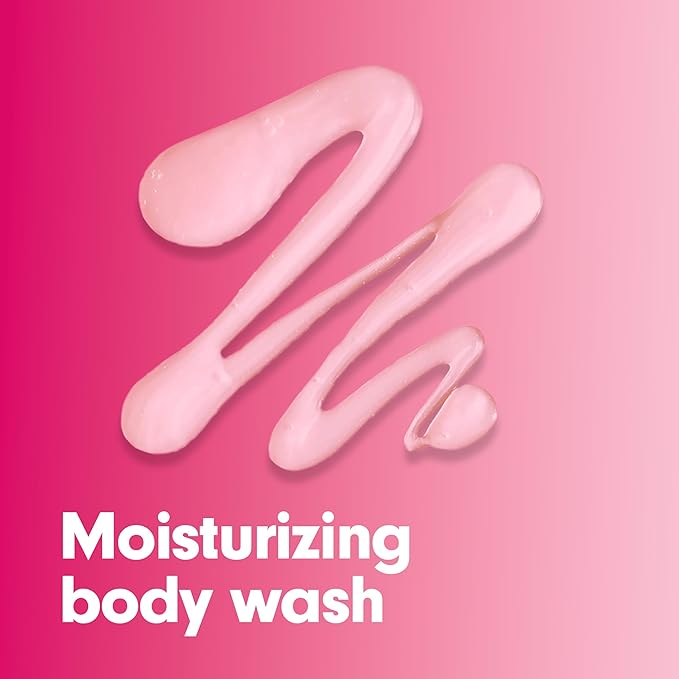 Softsoap Moisturizing Body Wash and Shave Gel, Helps Razor Glide, Creamy Strawberry Scent, 20 fl oz