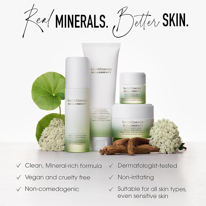 bareMinerals Skinlongevity Barrier Boosting Serum, 30ml, Vegan, Cruelty-Free & Dermatologist-Tested