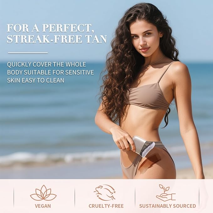 docolor Self Tanner Brush, Kabuki Body Makeup Brush
