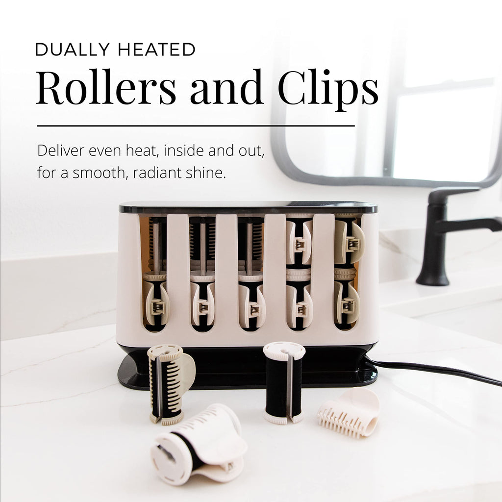 Remington Shine Therapy Hot Rollers, Hair Setter Rollers, 20-Piece Set