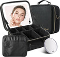 Mocado Travel Makeup Bag with Mirror Travel Makeup Organizer Makeup Case