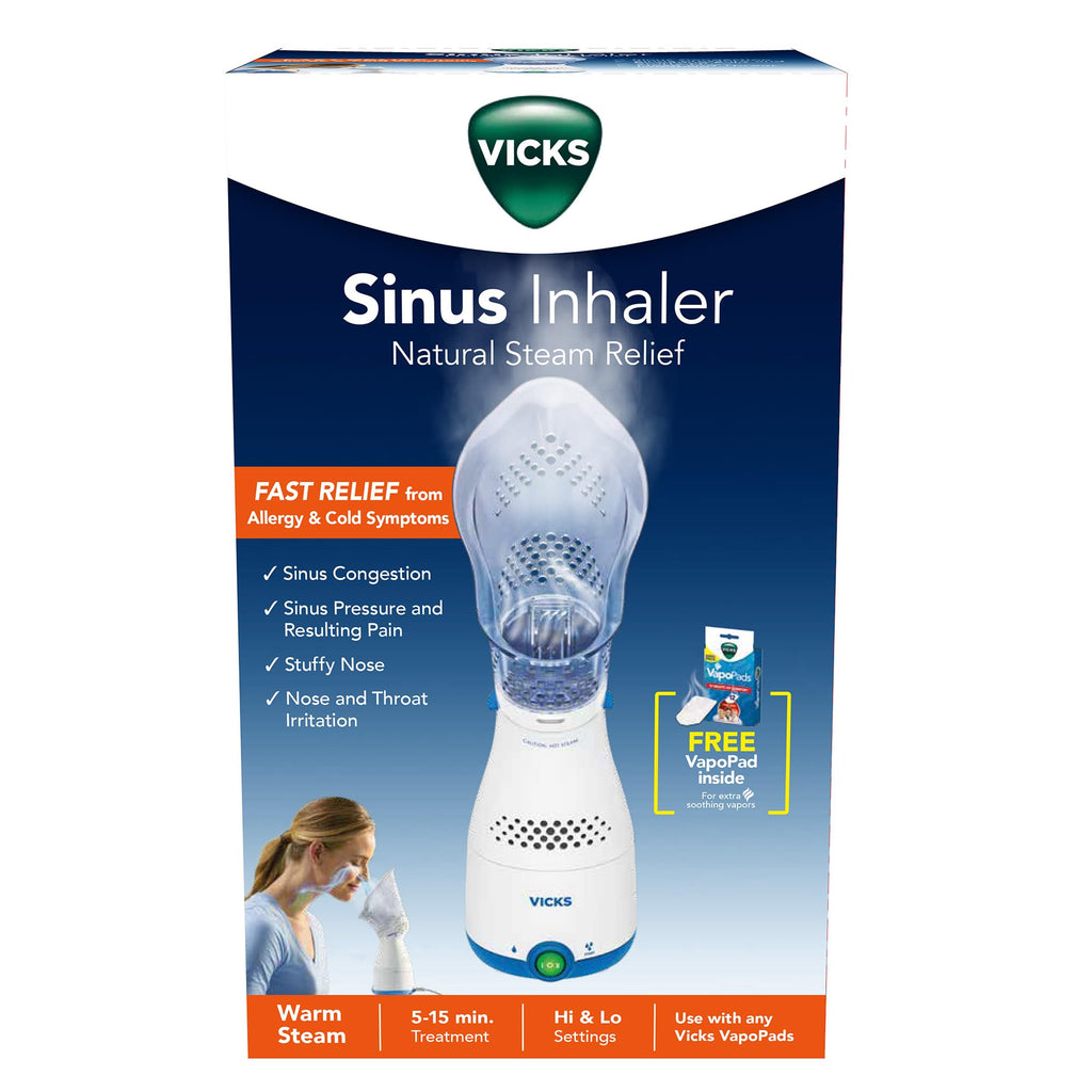 Vicks Sinus Inhaler for Sinus Relief, Works with VapoPads (1 Included)