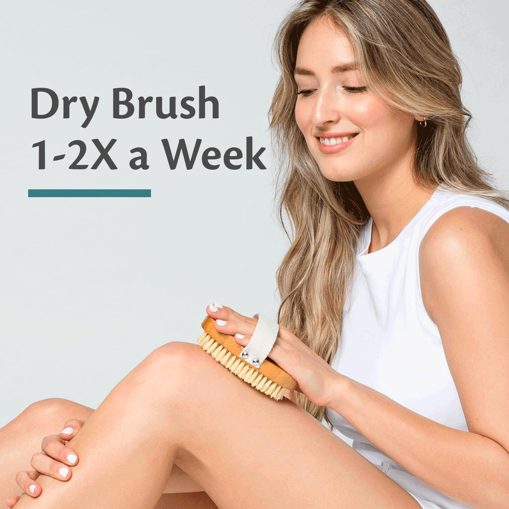 Firm Dry Brush for Body, Firming & Exfoliating Body Brush by M3