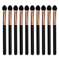 Professional Eyeshadow Applicators Sponge tip Reusable UorPoto 10Pcs Women Blendable Round Foam Makeup Eyeshadow Brush Applicator Set Washable