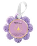 Spongellé French Lavender Wild Flower Bath Sponge | Built-in Body Wash & Body Scrubber, Shower Loofah Sponge for Women | 14+ uses