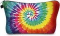 Aiphamy Cute Travel Makeup Bag Cosmetic Bag Small Pouch Gift for Women (Tie Dyed)