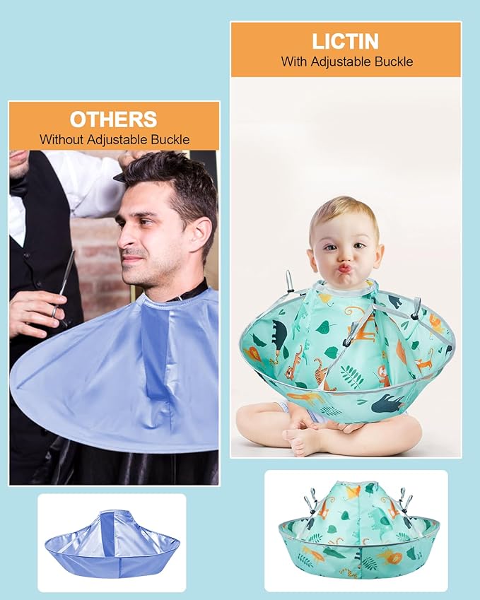 Lictin Haircut Capes Umbrella for Kids - Haircut Cape Kids