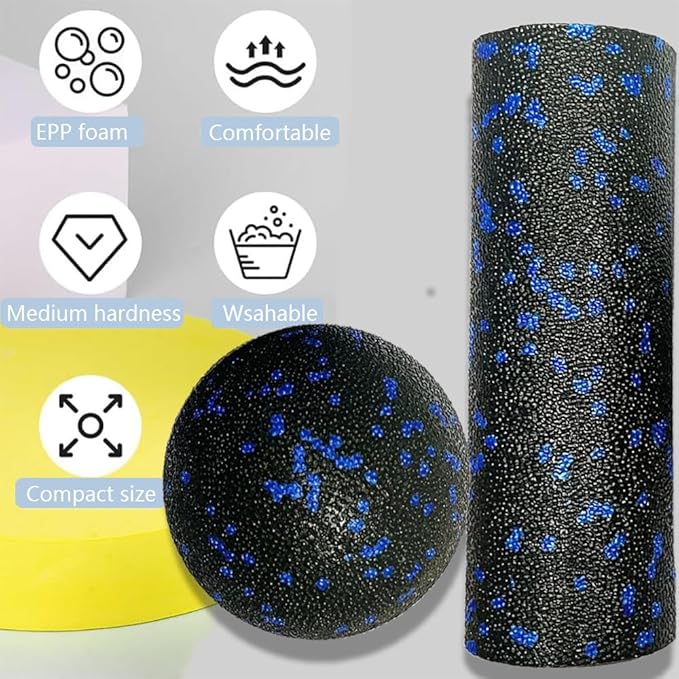 XCZGSW Mini Foam Roller, High Density Massage Tool for Physical Therapy