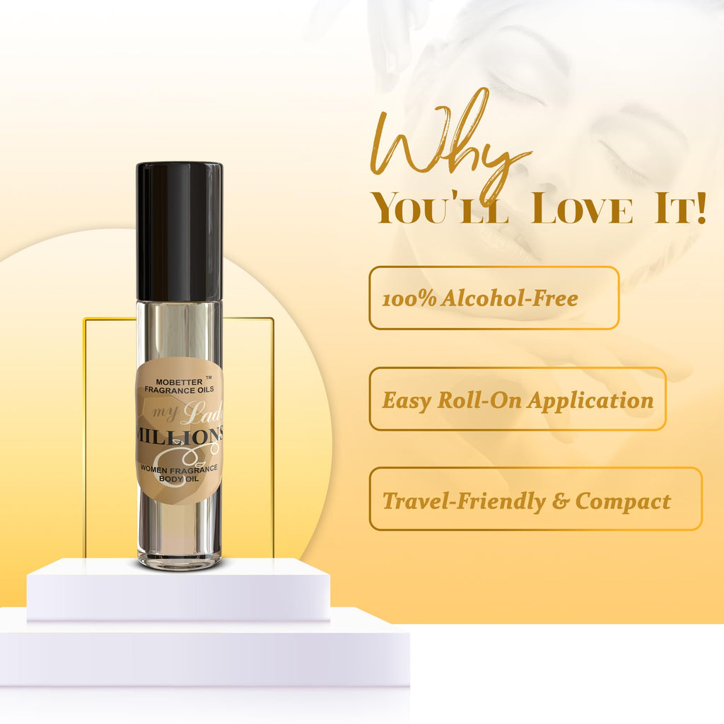 MOBETTER FRAGRANCE OILS My Lady Millions Women Perfume Body Oil