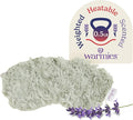 warmies Microwavable Eye Mask for Warmth & Comfort - Heat & Cooling Eye Compress for Dryness Relief - Weighted & Heated Lavender Sleep Mask for Calming Relaxation - Curly Sage