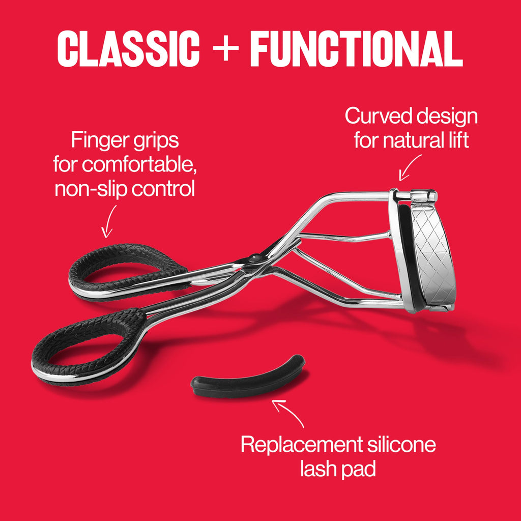 Revlon Lash Curler for Natural Curl, Silver, 1 Count