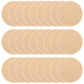 25 Pcs Women's Round Soft Makeup Beauty Eye Face Foundation Blender Facial Smooth Powder Puff Cosmetics Blush Applicators Sponges Use for Dry and Wet