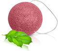 This Hippie Girl | Konjac Exfoliating Organic Facial Sponge | Plant Based Gentle Exfoliating Face Scrubbie | Oil Control Sponge | Rose Pink (Pink)