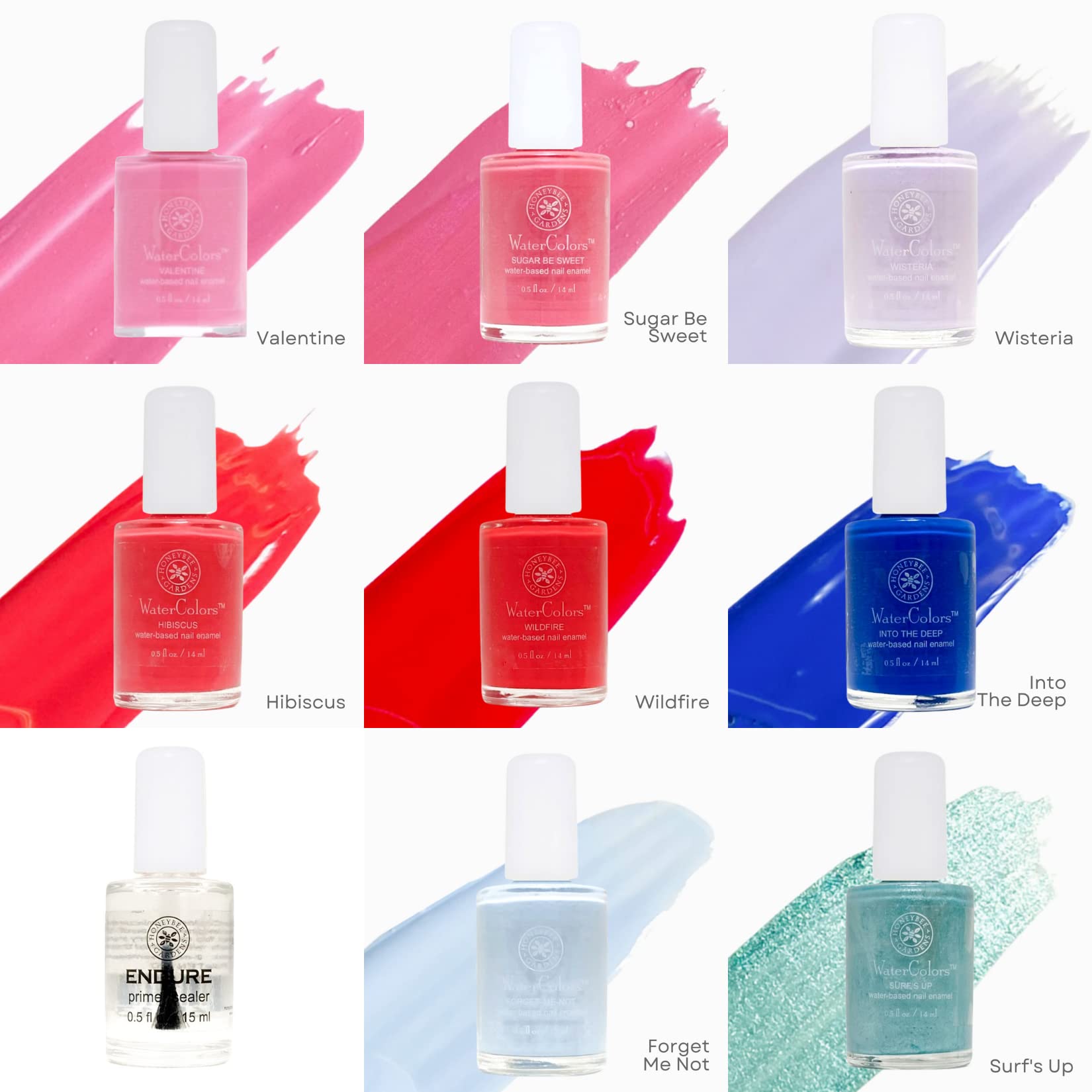 Honeybee Gardens Water-Based Nail Enamel, She Said Yes, Matte Opaque Light Pastel Pink, Eco-Friendly, Odorless & Vibrant Polish, 0.5 fl oz