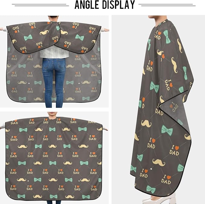 Stylish Barber Cape - Unisex Hair Cutting Apron for Men & Women