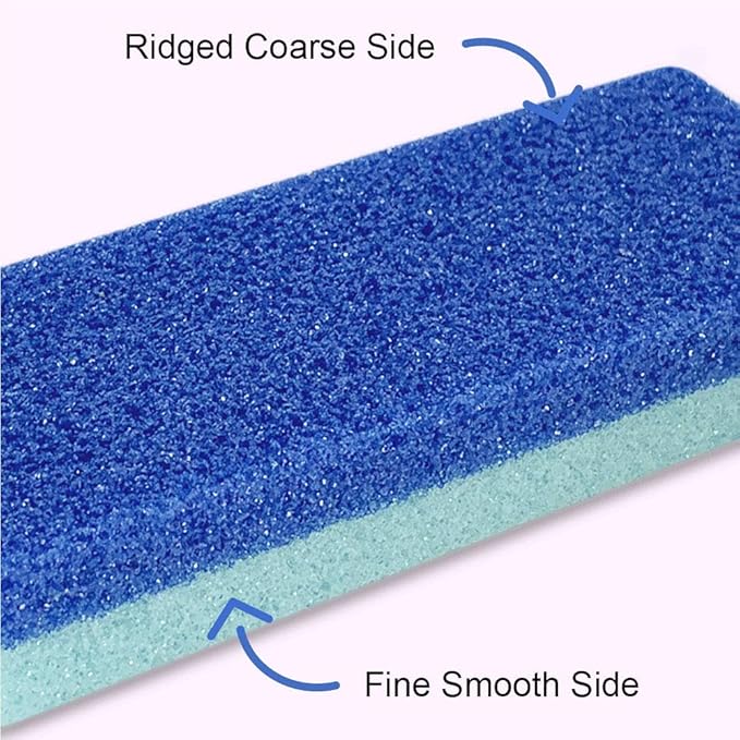 Maryton Foot Exfoliator File Pumice Scrubber Sponge Pedicure Tool, 2pcs