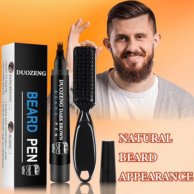 Barber Styling Pencil - Fill, Shape & Define Perfect Beard - Brown