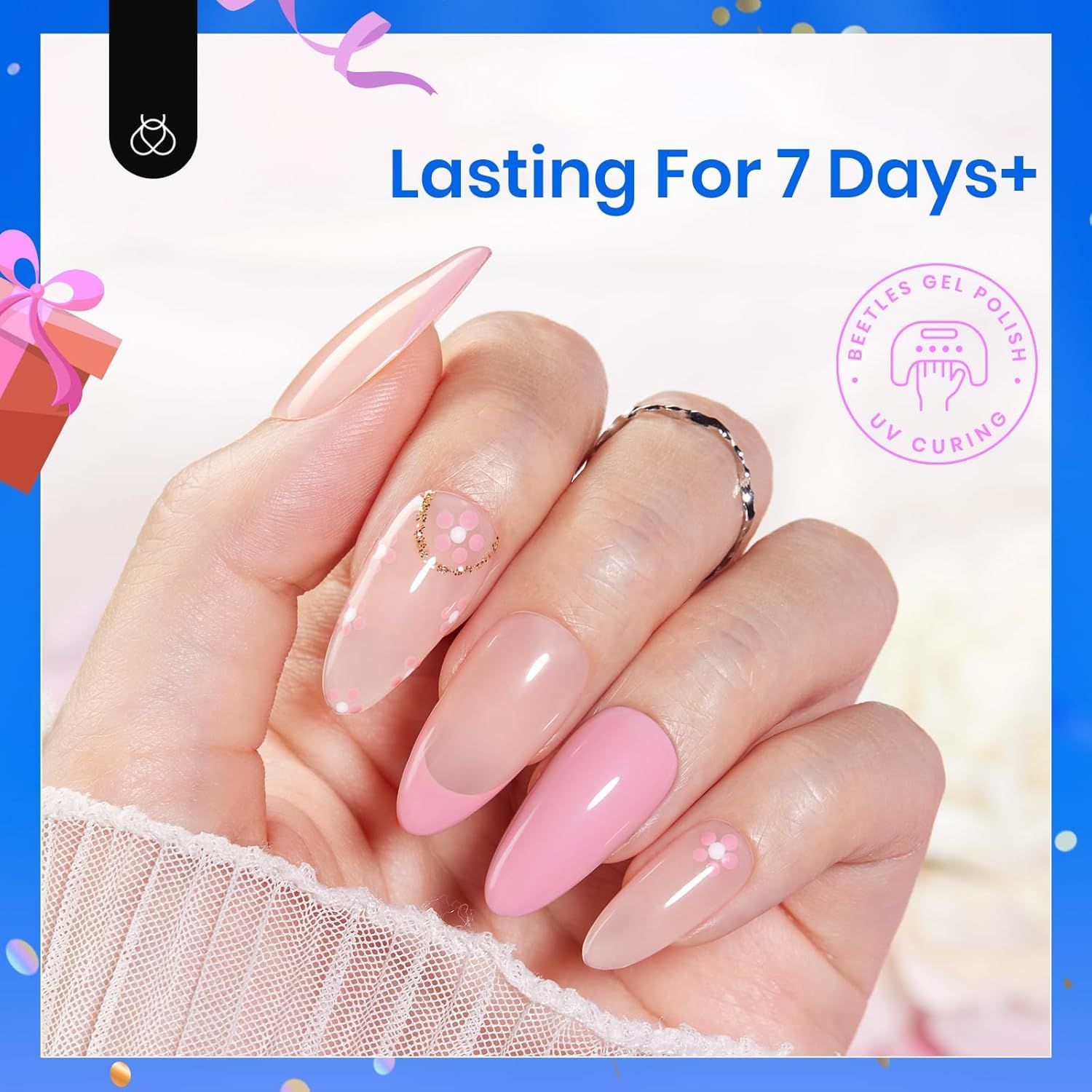 Beetles Peel Off Gel Base Coat 15ml Easy Removal for Gel Polish